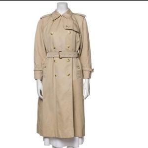 Sale🥳Authentic BURBERRY Beige Maxi Trench Coat Size Long Tall